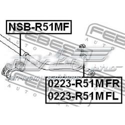Buje de barra estabilizadora delantera NSBR51MF Febest