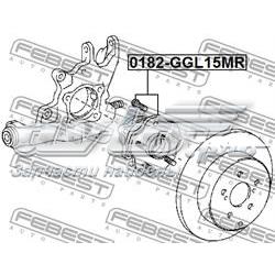 Cubo de rueda trasero 0182GGL15MR Febest