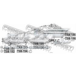 Casquillo, suspensión de cabina TSB157 Febest