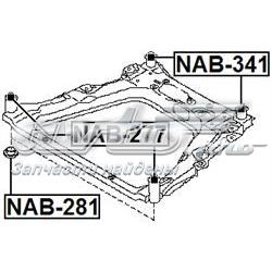 Buje silencioso del subchasis delantero Febest NAB341 precio, desde 23,95 EUR