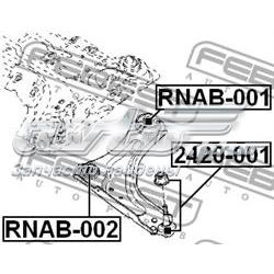 RNAB001 Febest silentblock de suspensión delantero inferior