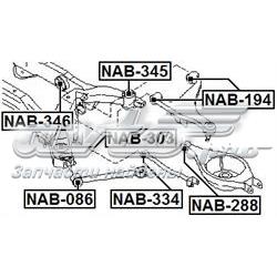 Silentblock trasero NAB345 Febest