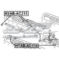 HYAB-AC215 Febest suspensión, brazo oscilante trasero inferior