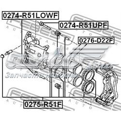 Comprar 0275R51F Febest Kit de reparación de pinzas de freno