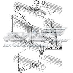 Tubo flexible de aire de sobrealimentación superior derecho VLAHXC90 Febest