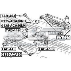 TAB453 Febest Buje interior del brazo transversal trasero