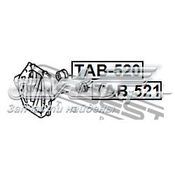 TAB520 Febest silentblock, soporte de diferencial, eje trasero, trasero
