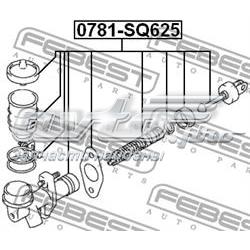 Cilindro maestro de embrague 0781SQ625 Febest