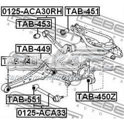 Silentblock de amortiguador delantero TAB551 Febest