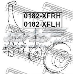 0182-XFRH Febest cubo de rueda delantero