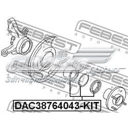 Cojinete de rueda delantero DAC38764043KIT Febest