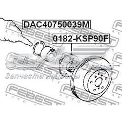 Cojinete de rueda delantero DAC40750039M Febest