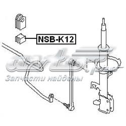 Buje de barra estabilizadora delantera 546139U00A Nissan/Infiniti