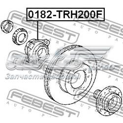 Cojinete de rueda delantero 0182TRH200F Febest