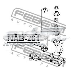 NAB261 Febest amortiguador delantero