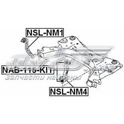 Soporte de viga delantera NSLNM4 Febest