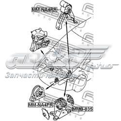 Soporte, motor, izquierdo, silentblock MMB035 Febest