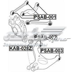 Suspensión, brazo oscilante trasero inferior PSAB002 Febest