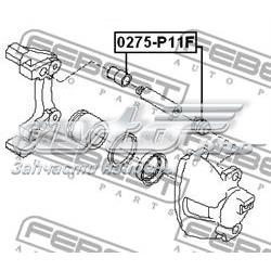 411429F525 Nissan juego de reparación, pinza de freno trasero