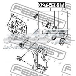 Juego de reparación, pinza de freno delantero Nissan Patrol Y61