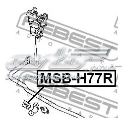 Casquillo de barra estabilizadora trasera MSBH77R Febest