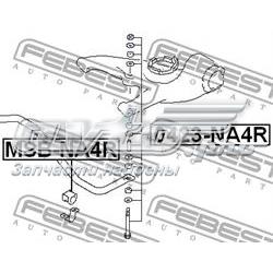 Soporte, estabilizador eje trasero MSBNA4R Febest