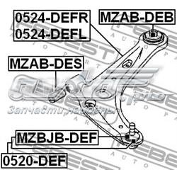 Brazo inferior izquierdo de la suspensión delantera 0524DEFL Febest