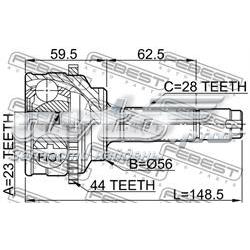 Junta homocinética exterior delantera GSP 834121 precio, desde 35,99 EUR
