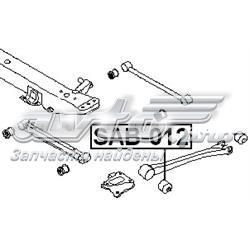 SAB012 Febest Buje delantero del brazo longitudinal trasero