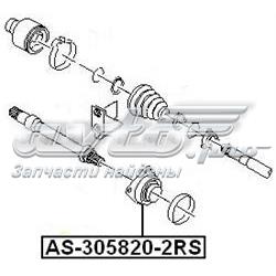 AS3058202RS Febest Soporte de rodamiento intermedio del semieje delantero