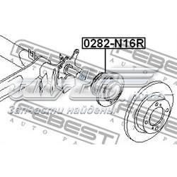 0282-N16R Febest cubo de rueda trasero