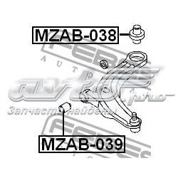 MZAB-038 Febest silentblock de suspensión delantero inferior