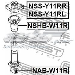 55320WA003 Nissan soporte amortiguador trasero derecho