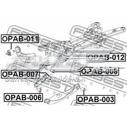 OPAB-011 Febest suspensión, barra transversal trasera