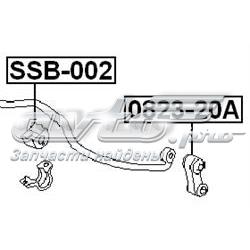 SSB002 Febest casquillo de barra estabilizadora delantera