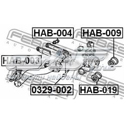 Suspensión, brazo oscilante trasero inferior HAB003 Febest