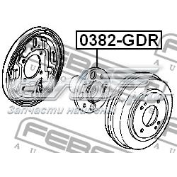 0382GDR Febest cubo de rueda trasero