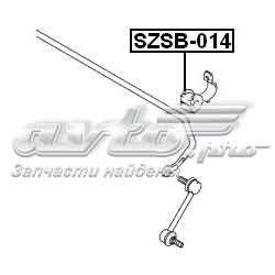 Soporte, estabilizador eje trasero Febest SZSB014