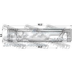 Retén del semieje delantero izquierdo Fiat/Alfa/Lancia 71741820 precio, desde 4,19 EUR