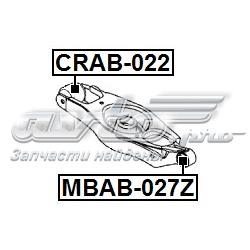 Buje del brazo inferior trasero Febest CRAB022