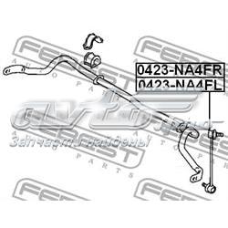 0423-NA4FR Febest barra estabilizadora delantera derecha
