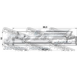 Anillo Reten Engranaje Distribuidor para Nissan X-Trail (T30)