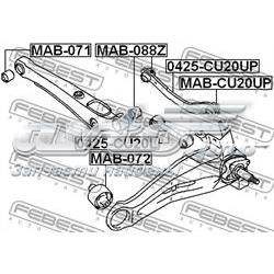 Comprar 0425CU20L Febest Barra transversal de la suspensión trasera