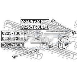Brazo longitudinal inferior trasero izquierdo/derecho Febest 0225T30R precio, desde 33,38 EUR