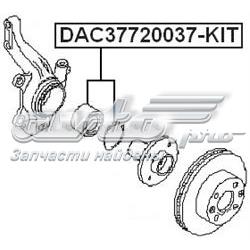 Cojinete de rueda delantero DAC37720037KIT Febest