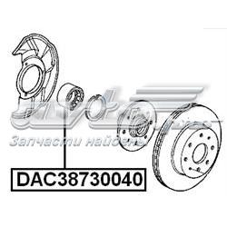 DAC38730040 Febest Rodamientos de rueda delantero