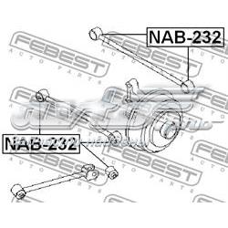 Comprar NAB232 Febest Buje del brazo transversal trasero