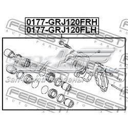 Pinza de freno delantera izquierda 0177GRJ120FLH Febest