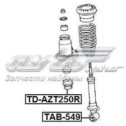 Silentblock del amortiguador trasero Febest TAB549