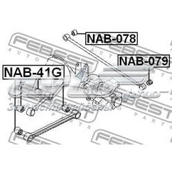Suspensión, brazo oscilante, eje trasero NAB41G Febest
